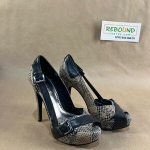 Vintage Guess by Marciano Snakeskin High Heels (Size US 6)